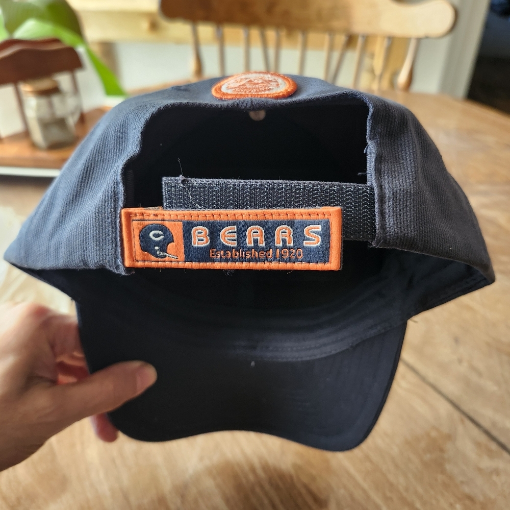 NFL Bears Vintage Navy Cap By Reebok Adjustable - Picture 6 of 8